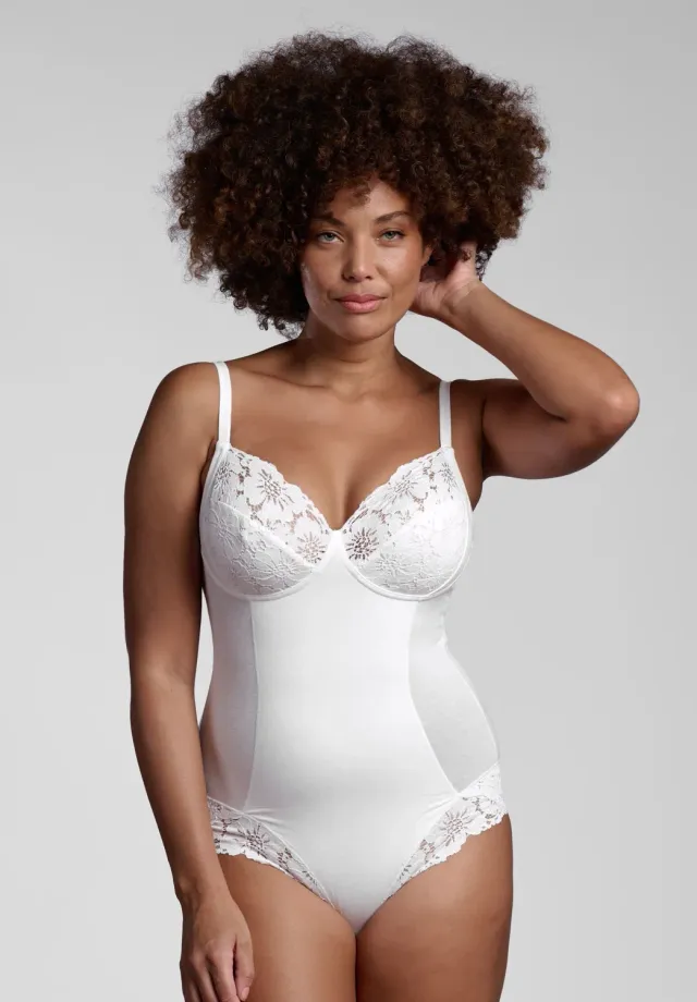 Lepel Belseno Pizzo Cotton 454 body bianco cotone