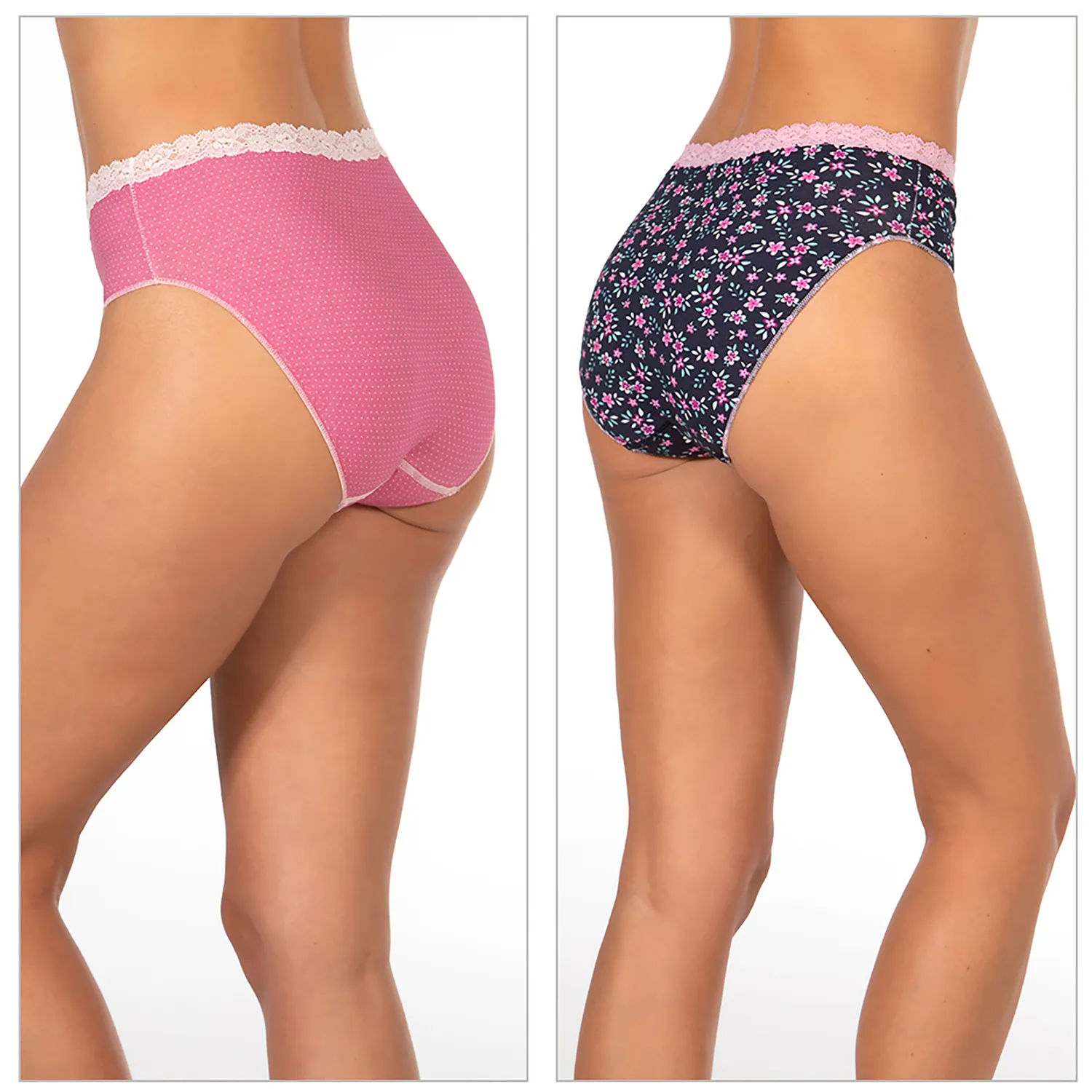 Janira Pink Dalia Brislip Coq slip rosa 2 pezzi