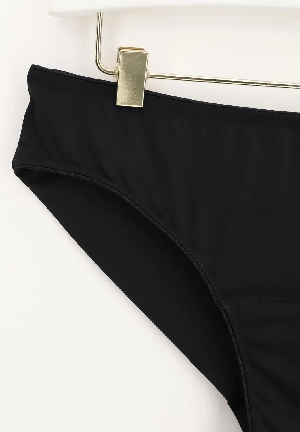 Lepel Elegance slip brasiliana nero microfibra invisibile