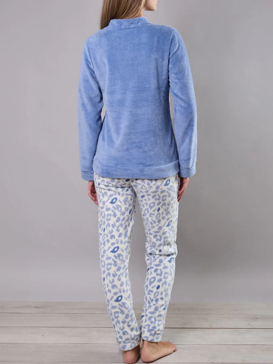 Si'èLei Trixy Soft TX42 pigiama coral azzurro