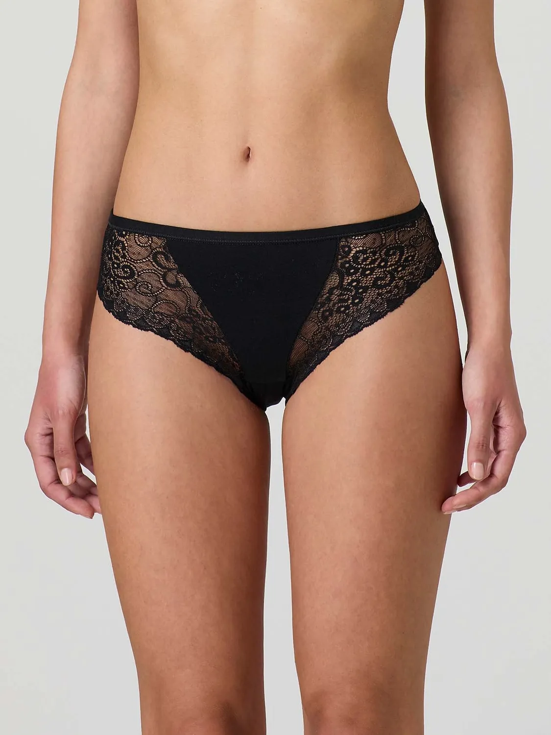 Jadea Basic 062 slip cotone pizzo bianco