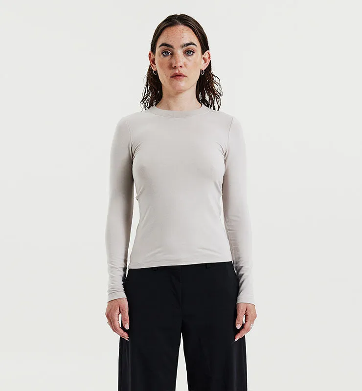 Casagin Maglia Scollo Tondo maglia sabbia viscosa ecovero