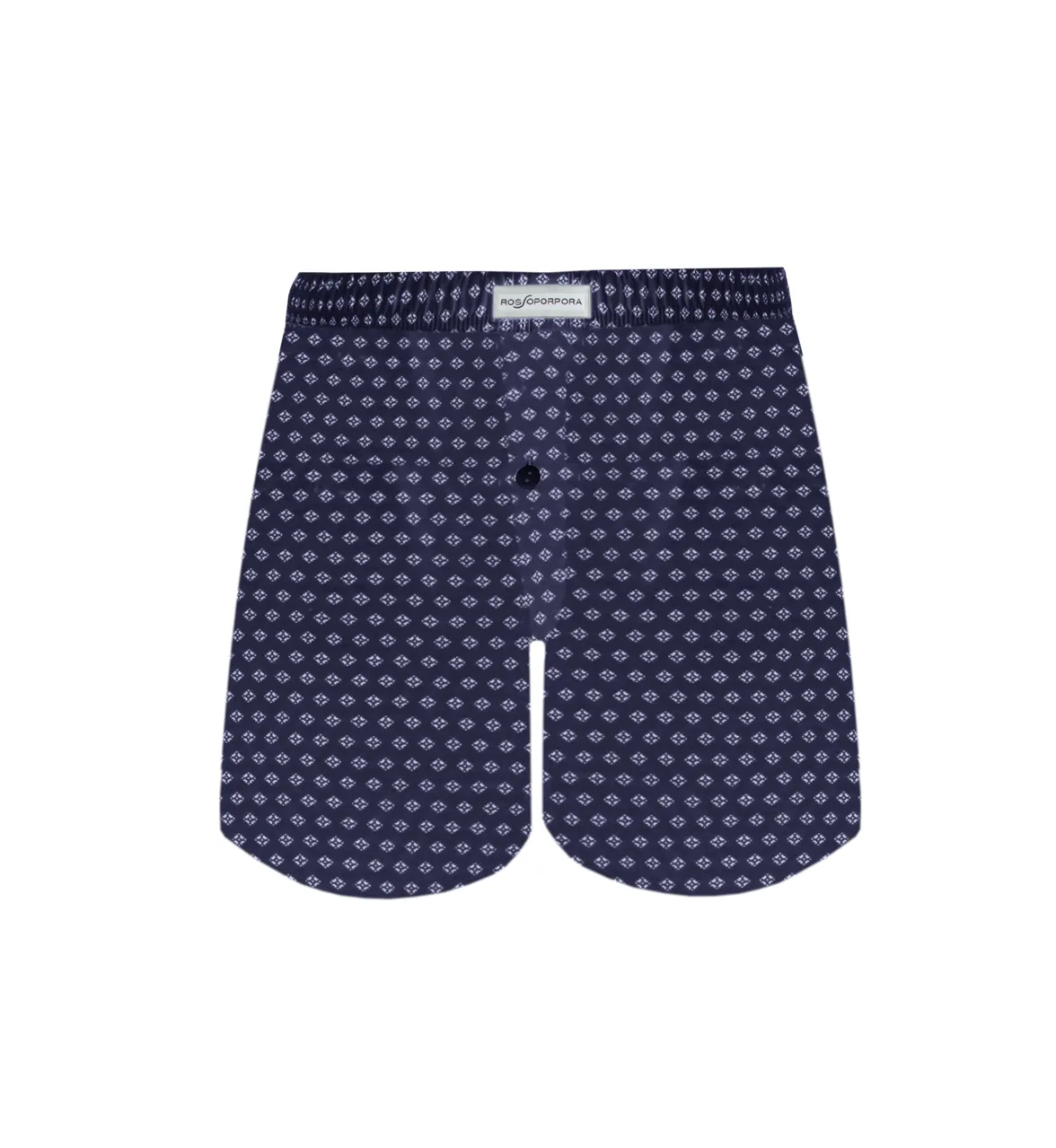 Rossoporpora boxer uomo cotone microfantasia nero