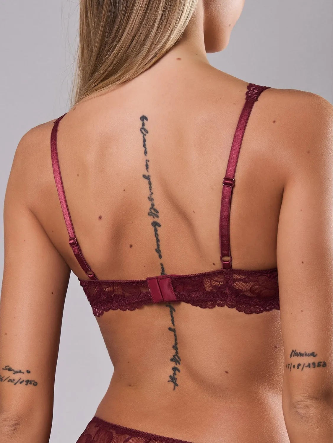 Si'èLei 8030 reggiseno francese pizzo melograno