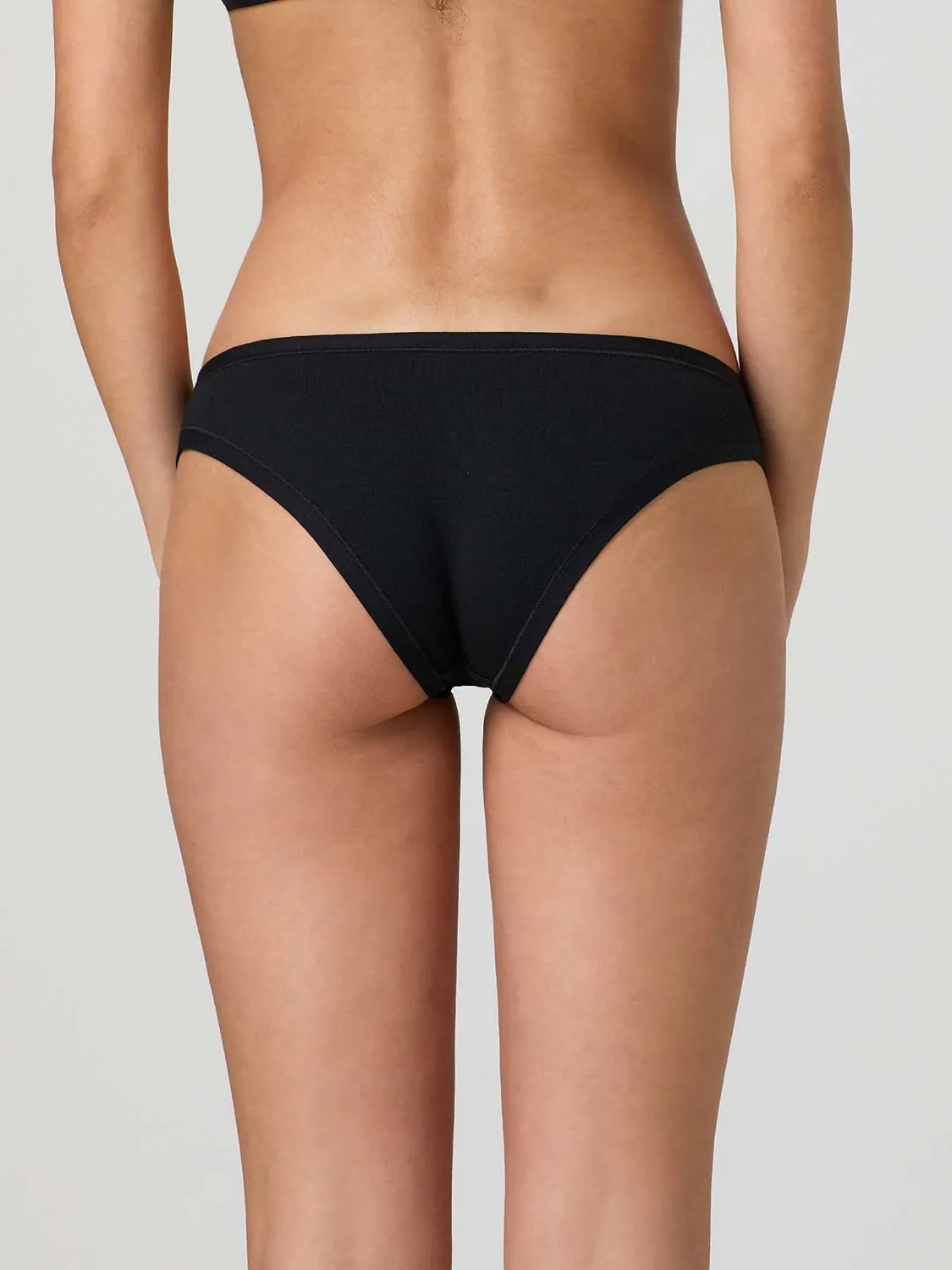 Jadea 785 Slip Vita Bassa Modal Cotone Nero