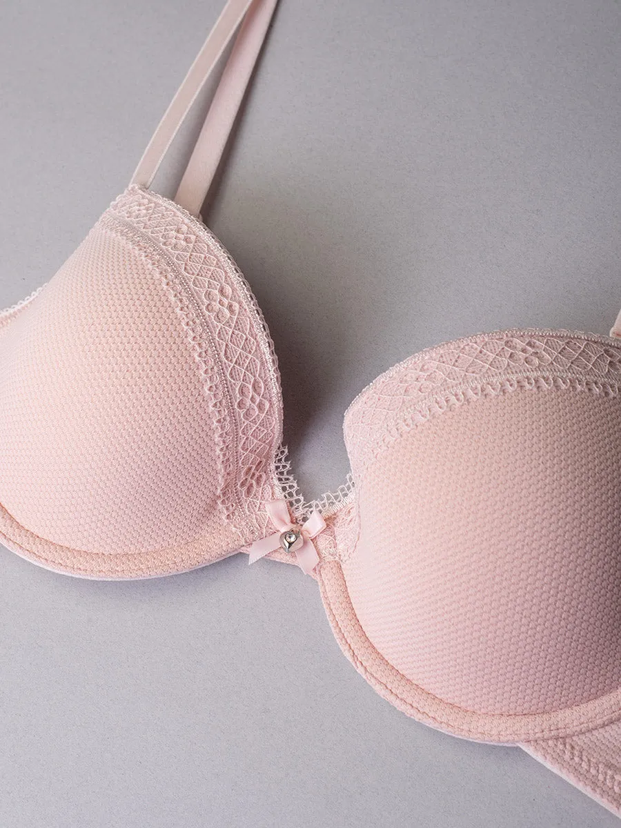 Si'èLei Darling 1872 reggiseno imbottito cipria jacquard
