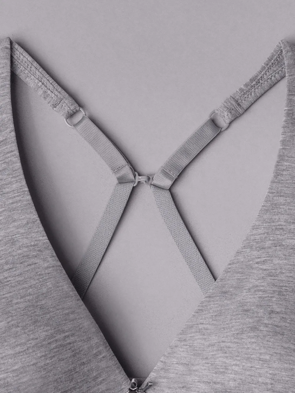 SièLei Natural Cotton 1454 reggiseno triangolo grigio cotone bio