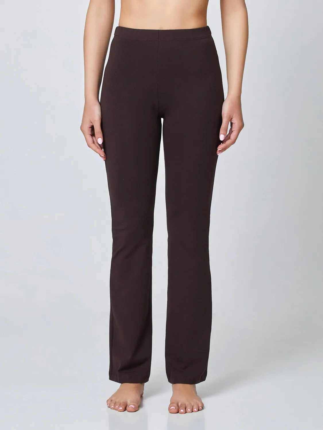 Jadea Basic leggings svasato cotone elasticizzato quotidiano