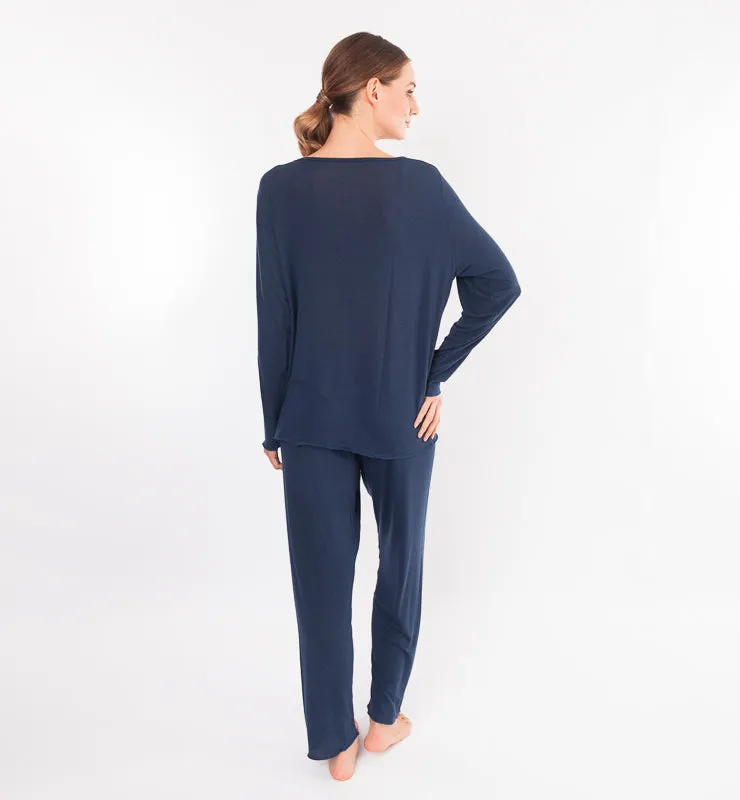 Casagin Tencel Cashmere pigiama manica lunga conchiglia termoregolante