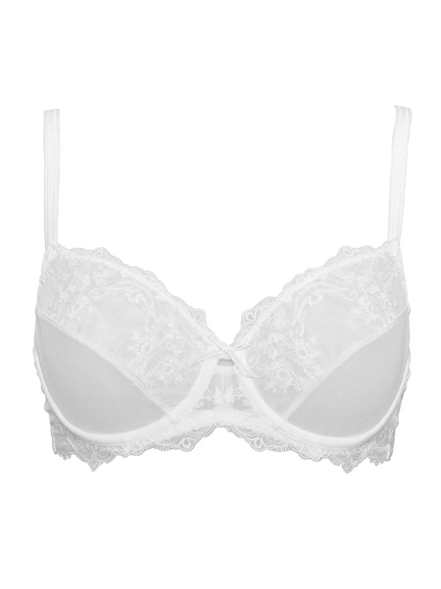 Si'èLei 1940 reggiseno francese bianco latte con ferretto