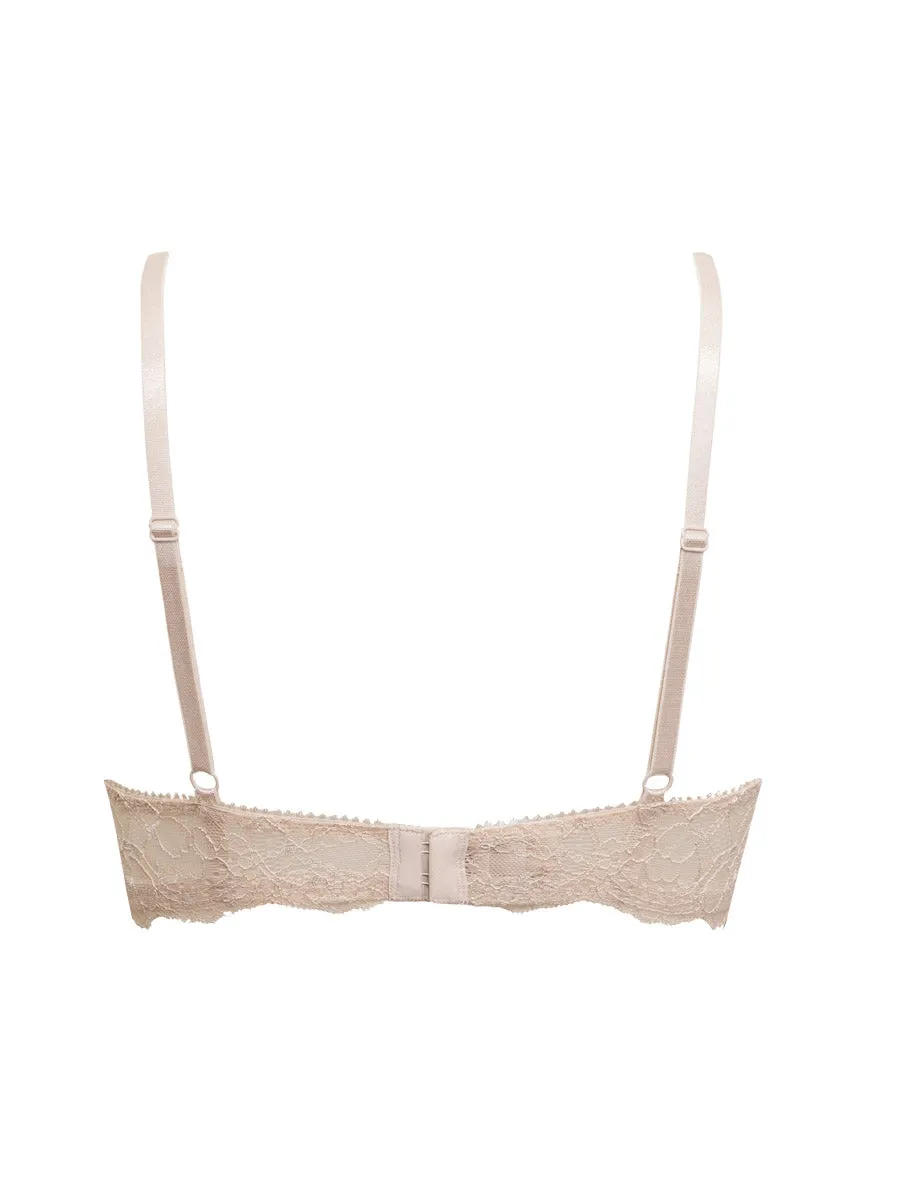 Si'èLei Pure Love 1970 reggiseno francese cipria pizzo