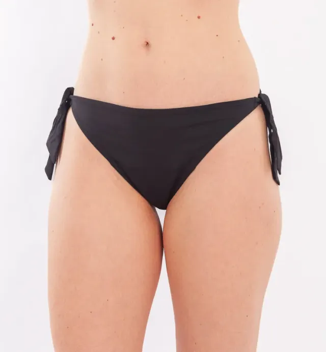 Casagin Slip Bikini slip mestruale assorbente nero fiocchi