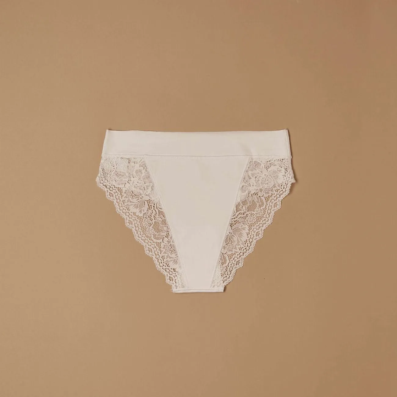 Jadea 8013 slip taglio laser pizzo bianco cotone