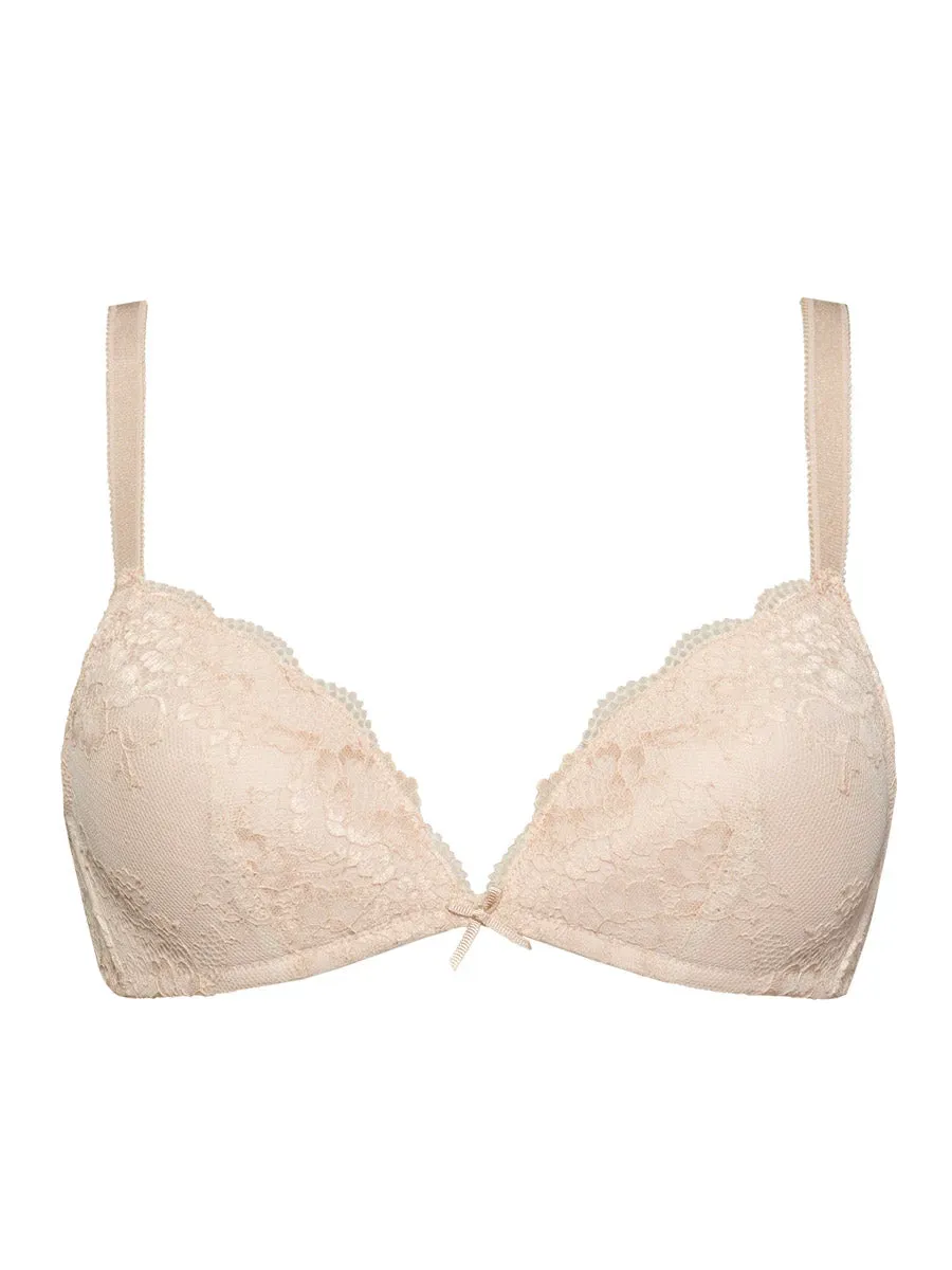 Si'èLei Wonder Lace 2458 triangolo pizzo cipria imbottito