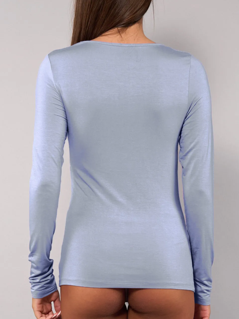 Si'èLei Today 6012 maglia denim manica lunga modal