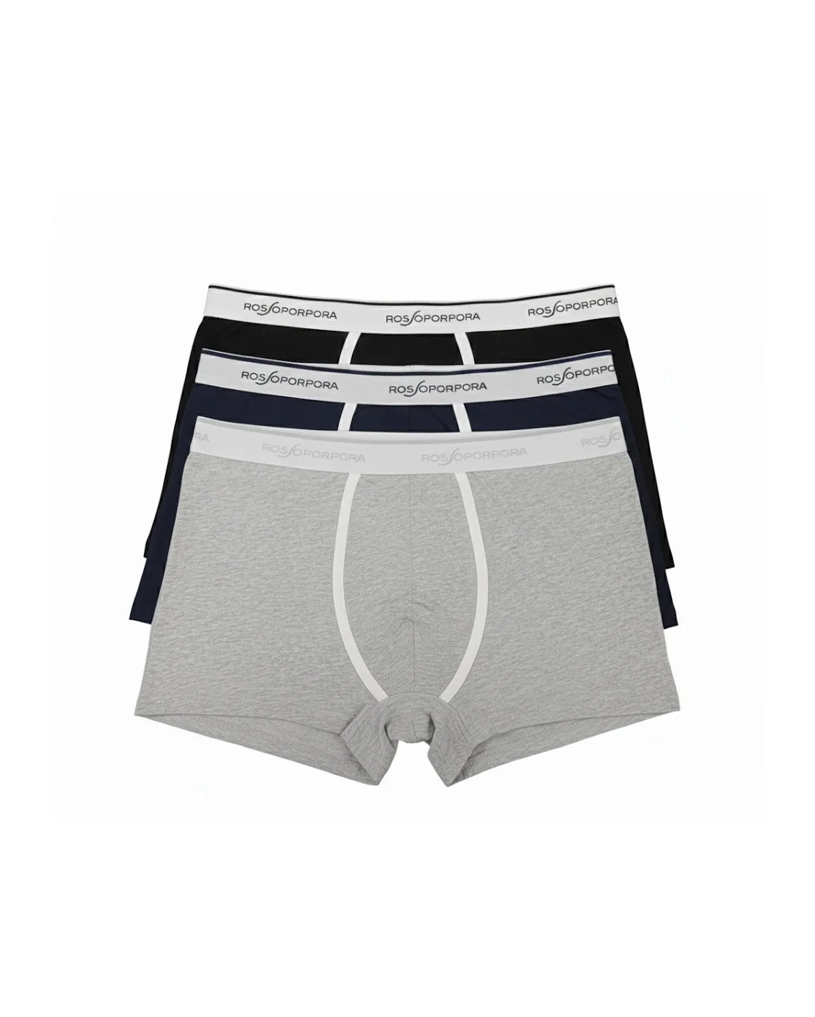 Rossoporpora Boxer Elastico Logato boxer uomo 3 pezzi