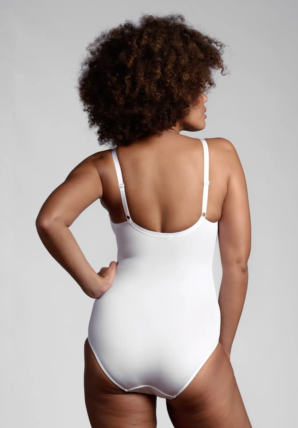 Lepel Dafne Classic body senza ferretto bianco microfibra