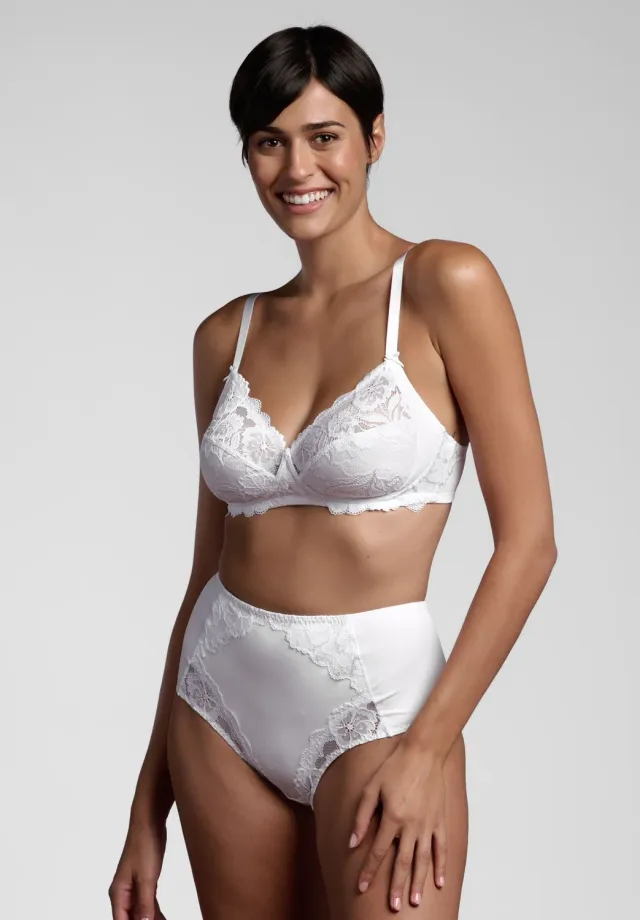 Lepel Belseno Pizzo 256 slip vita alta bianco pizzo