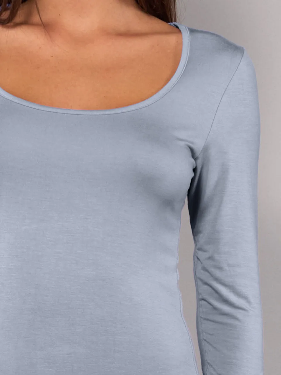 Si'èLei Today 6012 maglia denim manica lunga modal