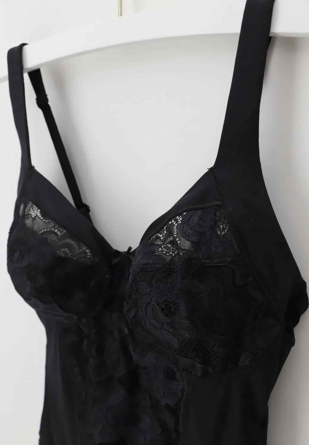 Lepel Dolcepizzo 234 body nero senza ferretto pizzo
