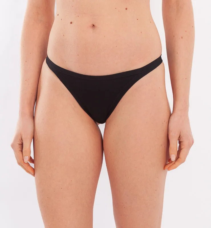 Casagin Tencel slip tanga bianco 2a traspirante